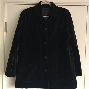 Denim & Co Velvet Jacket
